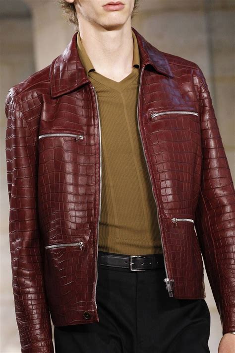 who makes hermes leather jackets|hermes leather jacket men's.